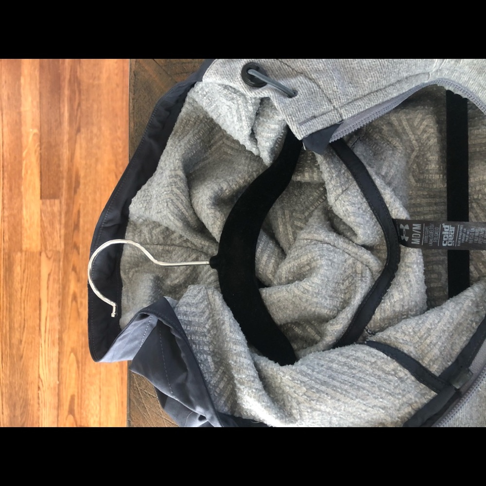 Grey Under Armor Fleece Jacket - Picture 6 of 7